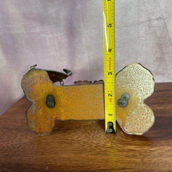 Terrier Dog Metal Distressed Business Card Holder - Picture 9 of 9